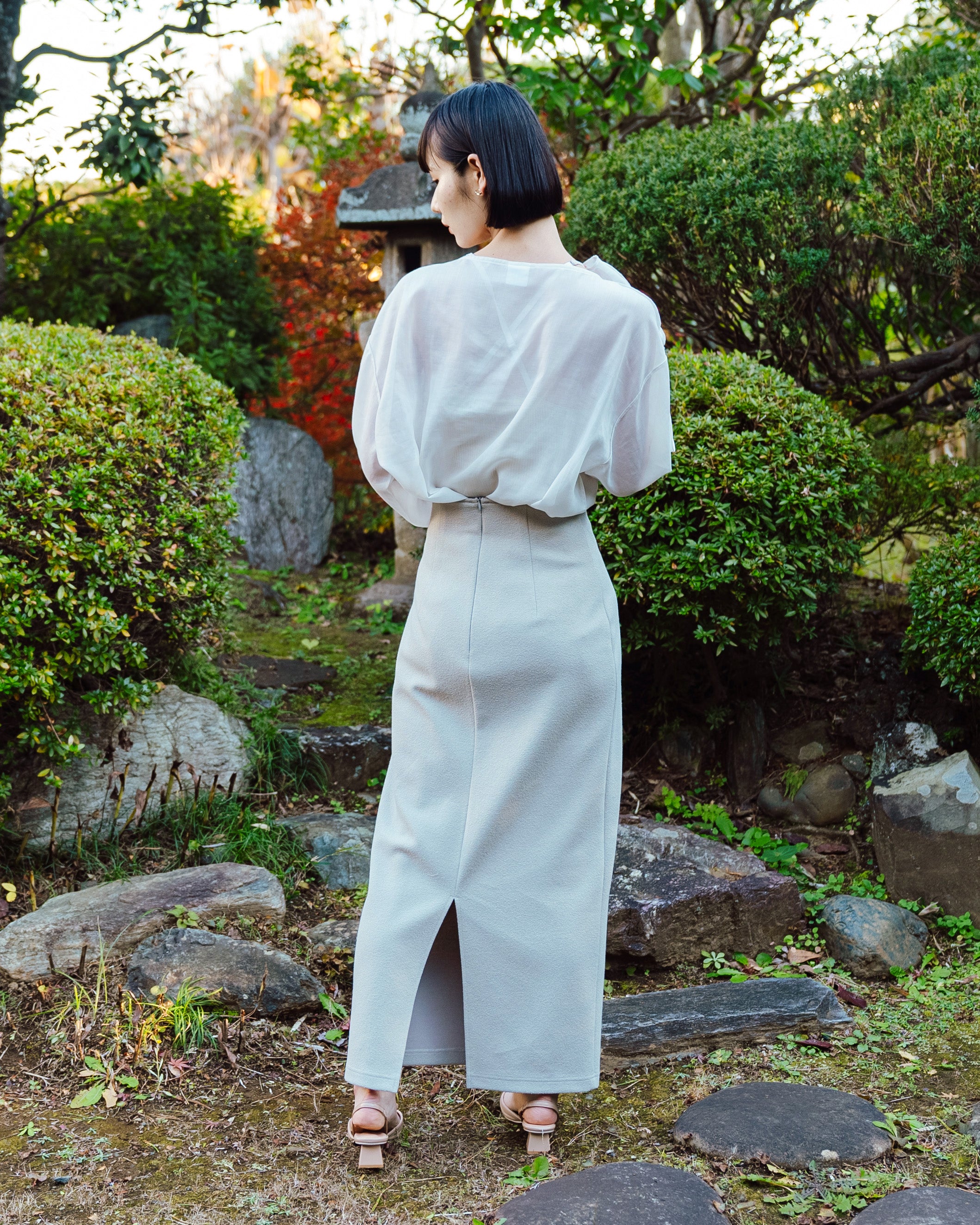ハイウエストスカート